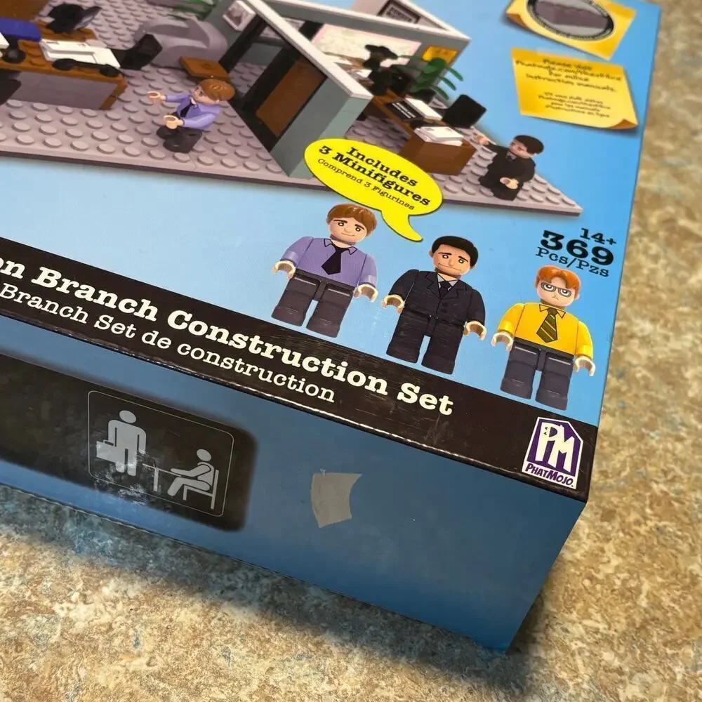 The Office Dunder Mifflin Scranton Branch Construction Building Block Set New